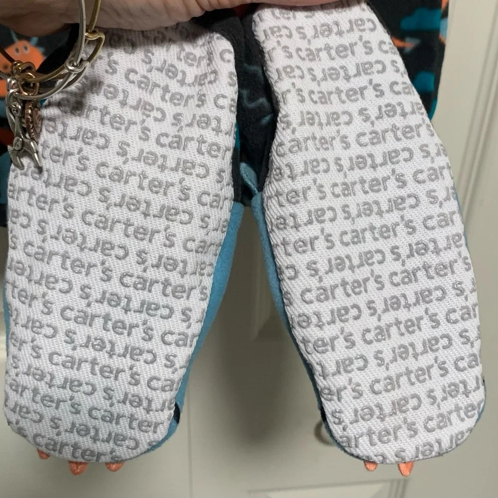 NWT Carter’s Boys Dragon Micro fleece Blanket Sleeper